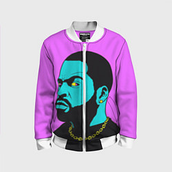 Бомбер детский Ice Cube: Neon colour, цвет: 3D-белый