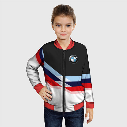 Детский бомбер BMW M SPORT / 3D-Красный – фото 4
