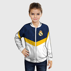 Бомбер детский Real Madrid FC: Sport, цвет: 3D-белый — фото 2