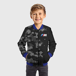 Бомбер детский BMW БМВ, цвет: 3D-синий — фото 2