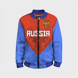 Бомбер детский Russia Red & Blue, цвет: 3D-синий