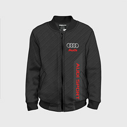 Бомбер детский Audi: Sport Line, цвет: 3D-черный