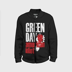 Бомбер детский Green Day: American Idiot, цвет: 3D-черный