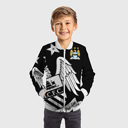 Бомбер детский FC Manchester City: Exclusive, цвет: 3D-белый — фото 2