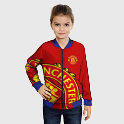 Бомбер детский FC Man United: Red Exclusive, цвет: 3D-синий — фото 2