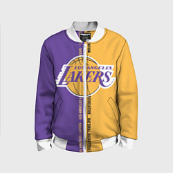 Бомбер детский NBA: LA Lakers, цвет: 3D-белый