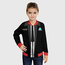 Бомбер детский RK800 Android Black, цвет: 3D-красный — фото 2