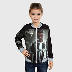 Бомбер детский RONALDO 7, цвет: 3D-серый — фото 2