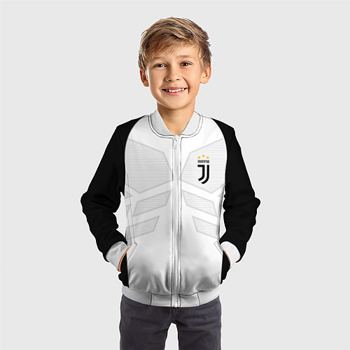 Детский бомбер JUVENTUS SPORT / 3D-Белый – фото 3