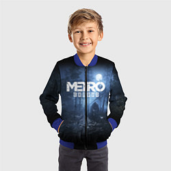 Бомбер детский Metro Exodus: Dark Moon, цвет: 3D-синий — фото 2