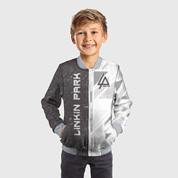 Бомбер детский Linkin Park: Grey Form, цвет: 3D-серый — фото 2