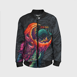 Бомбер детский CS:GO Hyper Beast Original, цвет: 3D-черный