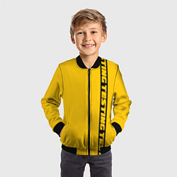 Бомбер детский ASAP Rocky: Yellow Testing, цвет: 3D-черный — фото 2