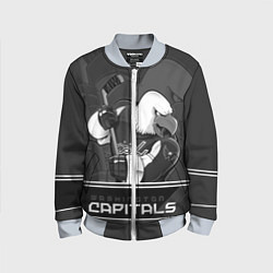 Детский бомбер Washington Capitals: Mono