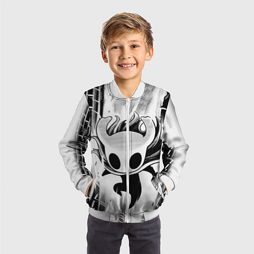 Детский бомбер Hollow Knight / 3D-Белый – фото 3