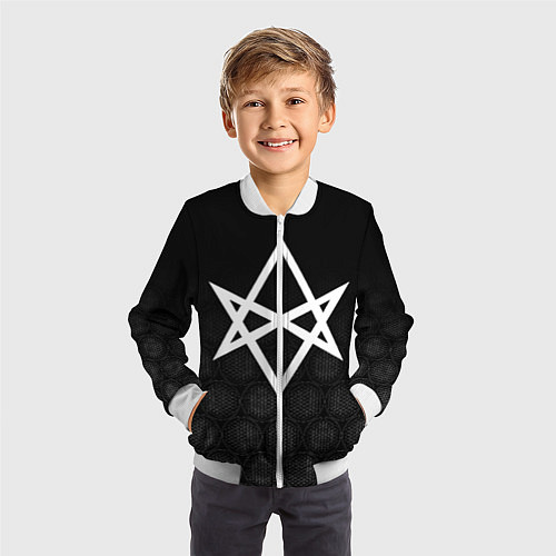 Детский бомбер BRING ME THE HORIZON / 3D-Белый – фото 3