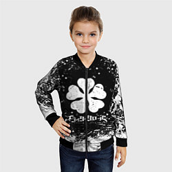 Бомбер детский ЧЁРНЫЙ КЛЕВЕР, цвет: 3D-черный — фото 2