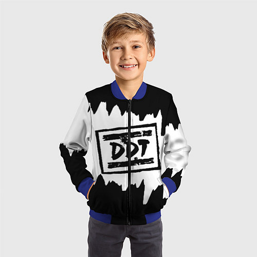 Детский бомбер ДДТ / 3D-Синий – фото 3