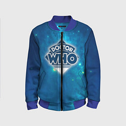 Бомбер детский Doctor Who, цвет: 3D-синий