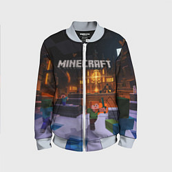 Бомбер детский MINECRAFT, цвет: 3D-серый