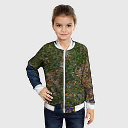 Бомбер детский Карта в Heroes 3, цвет: 3D-белый — фото 2