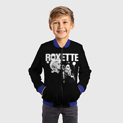 Бомбер детский Roxette, цвет: 3D-синий — фото 2