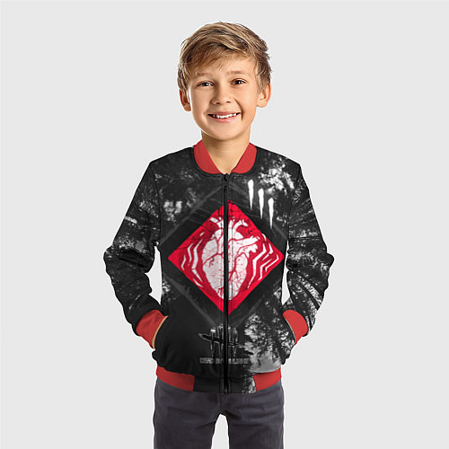 Детский бомбер DBD - beating heart / 3D-Красный – фото 3