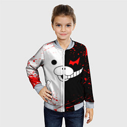Бомбер детский MONOKUMA, цвет: 3D-серый — фото 2