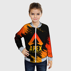 Бомбер детский APEX LEGENDS, цвет: 3D-серый — фото 2
