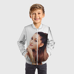 Бомбер детский Ariana Grande Ариана Гранде, цвет: 3D-белый — фото 2