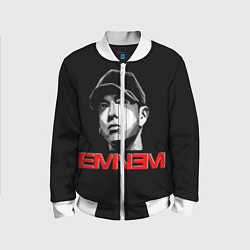 Бомбер детский Eminem, цвет: 3D-белый