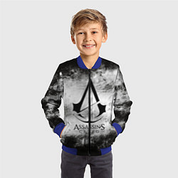 Бомбер детский Assassin’s Creed, цвет: 3D-синий — фото 2