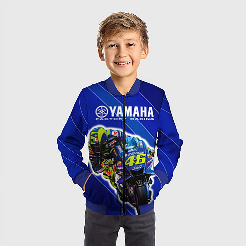 Детский бомбер Valentino Rossi / 3D-Синий – фото 3