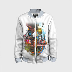 Бомбер детский PORTAL, цвет: 3D-серый