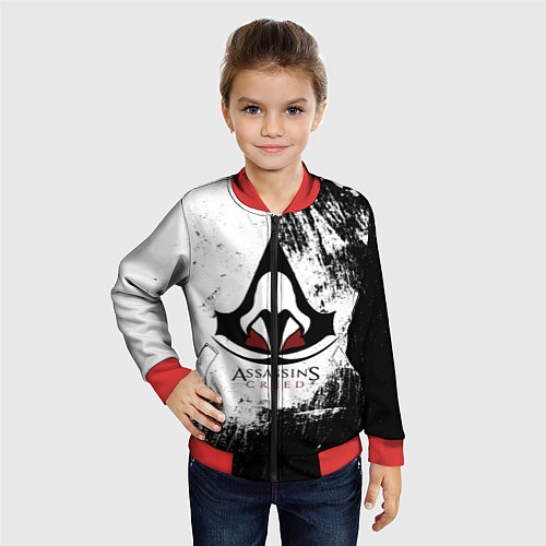 Детский бомбер Assasin's creed / 3D-Красный – фото 4