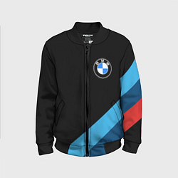 Бомбер детский BMW, цвет: 3D-черный