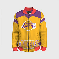 Бомбер детский Los Angeles Lakers, цвет: 3D-красный