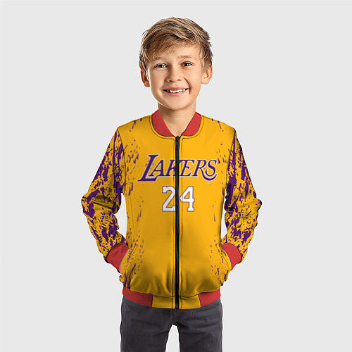 Детский бомбер Kobe Bryant / 3D-Красный – фото 3