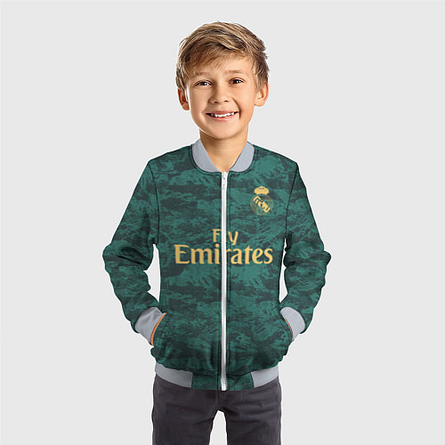 Детский бомбер Real Gk 1 19-20 / 3D-Серый – фото 3