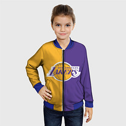 Бомбер детский LA LAKERS, цвет: 3D-синий — фото 2