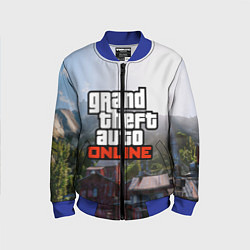 Бомбер детский GTA Online, цвет: 3D-синий