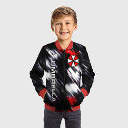 Бомбер детский UMBRELLA CORPORATION, цвет: 3D-красный — фото 2