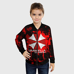 Бомбер детский UMBRELLA CORP, цвет: 3D-черный — фото 2