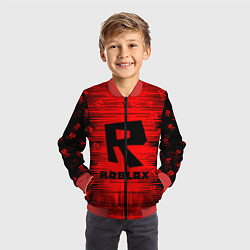 Бомбер детский Roblox, цвет: 3D-красный — фото 2