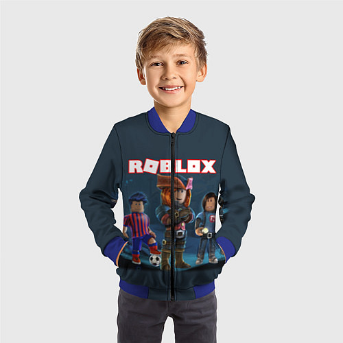 Детский бомбер ROBLOX / 3D-Синий – фото 3