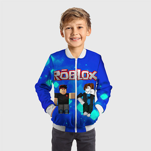 Детский бомбер ROBLOX / 3D-Белый – фото 3