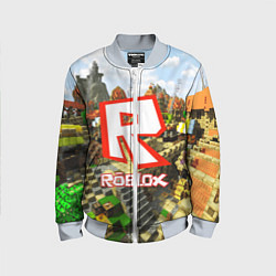 Бомбер детский ROBLOX, цвет: 3D-серый