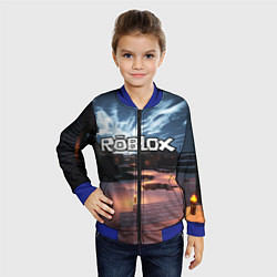 Бомбер детский ROBLOX, цвет: 3D-синий — фото 2