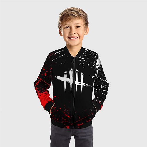 Детский бомбер DEAD BY DAYLIGHT / 3D-Черный – фото 3