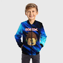Бомбер детский ROBLOX, цвет: 3D-черный — фото 2